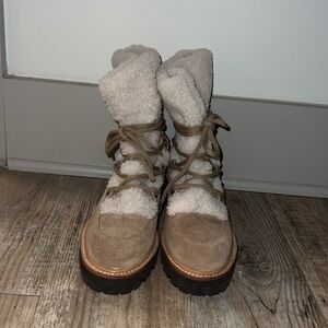 Marc Fisher shearling boots